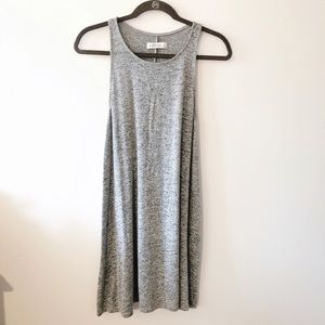 Abercrombie grey flowy mini dress